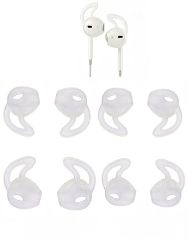 Wiki VALLEY Ear Gel for iPhone EarPods, Anti-Slip Soft...