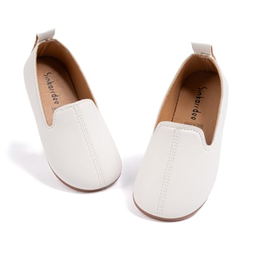 Image of ohsofy Boys Girls Soft Slip-On Loafers Comfort Cozy Oxford Rubber Sole Casual Wedding Party Dress Shoes(Toddler /Little Kid)
