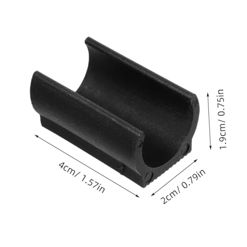 Image of U Shaped Floor Glides: 25Pcs 19mm Plastic Chair Foot U Shaped Floor Glides Tubing Caps Cover Chair Foot Pads Furniture Rectangle Non-Slip Leg Tip Protectors