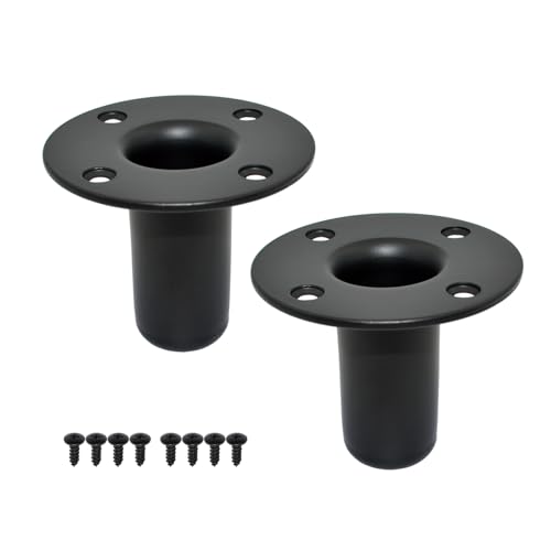 Howonder Speaker Stand Top Hat 4.13'x3.29' ，Metal Speaker Cabinet Pole Mount， PA/DJ Tripod...