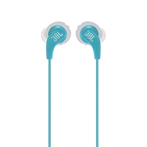 Image of JBL Endurance Run Wired in Ear Earphones with Mic (Blue, Teal)