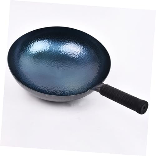 Wok de hierro PRETYZOOM con mango ergonómico miniatura 5