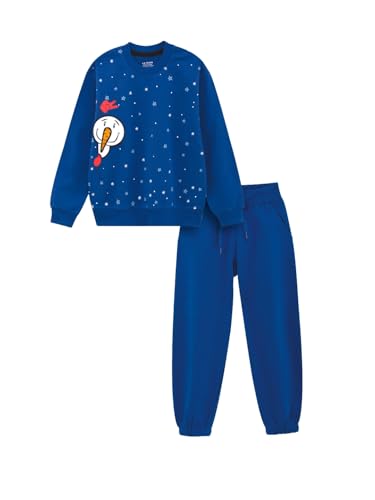 Image of Nap Chief Kids Cotton Printed Co ord Set for Boys & Girls, Sweatshirt And Joggers Clothing Set for Casual Wear