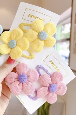 Hair Clips for Girls Snap Hair Clip Barrettes for Girls 2 Pairs Flower Snap Clips for Hair Barrette for Kids