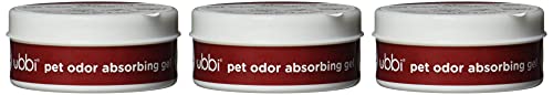 Image of Ubbi Pet Odor Absorbing Eliminator Gel, Smell Removing Solid Lavender Scent Air Freshener, 12 Week Supply