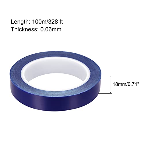 Image of MECCANIXITY Removable Protective Film, 7 /10 Inch x 328 Ft Surface Protective Scratch Film Roll for Furniture, Electrical Appliances, Blue