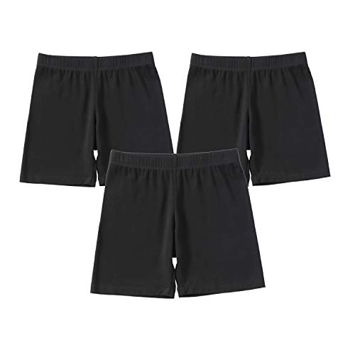 IRELIA 3 Pack Modal Girls Bike Shorts Solid Underwear for School Size 6-16 01 S - image 3
