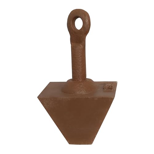Extreme Max 3006.9271 Pyramid Anchor - One-Piece Mooring Anchor for Tidal Waters, Rocky or Sandy Bottoms, 25 lbs.