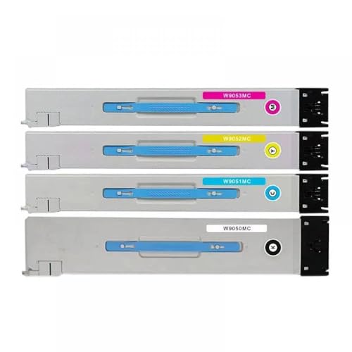 Toner W9050MC anti-bavures compatible avec imprimantes séries E87650 et E87660