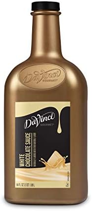 DaVinci Gourmet White Chocolate Sauce, White Chocolate, 64 Fl Oz