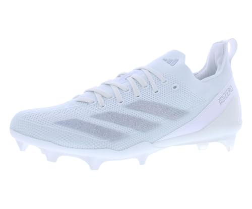 Image of adidas Adizero Electric Mens Shoes Size 16, Color: Cloud White /Silver Metallic /Cloud White-White