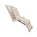 Leefasy Wooden Hamster Hideout Cave with Ladder Sturdy Irregular Shape for Small Pets Rodents Multipurpose 32x7x13cm Climbing Ramp