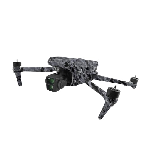 Image of MightySkins Carbon Fiber Skin Compatible with DJI Air 3 - Digital Camo | Protective, Durable Textured Carbon Fiber Finish | Easy to Apply