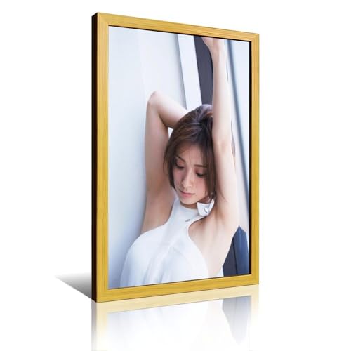 ˍʏ_̃|X^[ KXA[ou }bg̃|X^[ t[A͂ȃR[i[̎ʐ^t[AM[̕ǂ̊zS[h A~jEʐ^t[ Wooden Frame-style 24x36inch(60x90cm)