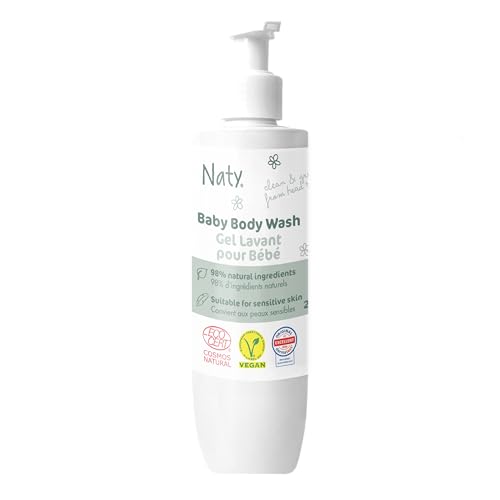 Naty Gel de Baño Bebé 240 ml – Origen natural, sin lágrimas,...