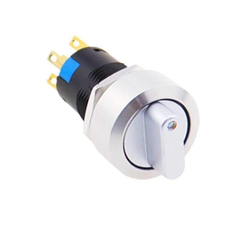 Sélecteur métallique 16mm en acier inoxydable haute durabilité