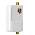 lianfengymx 5500W Instant Electric Tankless Water Heater, 220V On Demand Hot Water System with Digital Display, For Kitchen Bathroom Shower Sink, RV (White)