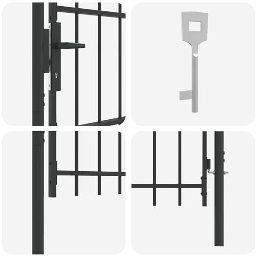 Portail de jardin verrouillable pour stopper les intrusions sur votre terrain