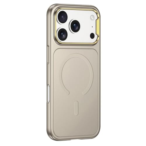 Genérico Funda para iPhone 17 Pro Max/17 Pro, protección de Lente a Prueba de Golpes, Cubierta de adsorción magnética