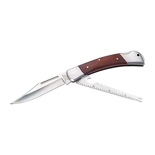 Herbertz Messer Anglermesser, AISI 420, mit Fischschupper, grau, M, 1010141610