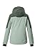 Killtec Damen Skijacke Funktionsjacke mit Kapuze und Schneefang KSW 435 WMN SKI Jckt 00731-hell stahlmint 38