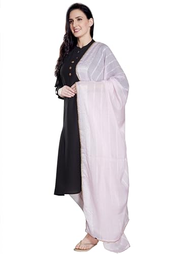 RANI SAAHIBA Women's Cotton Embroidered Dupatta