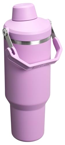Image of STANLEY IceFlow 2.0 Fast Flow Tumbler, 40 oz, Lilac | Angled Spout Lid | Lightweight and Leakproof for Travel and Sports | Easy Carry Handle | Insulated Stainless Steel | BPA-Free