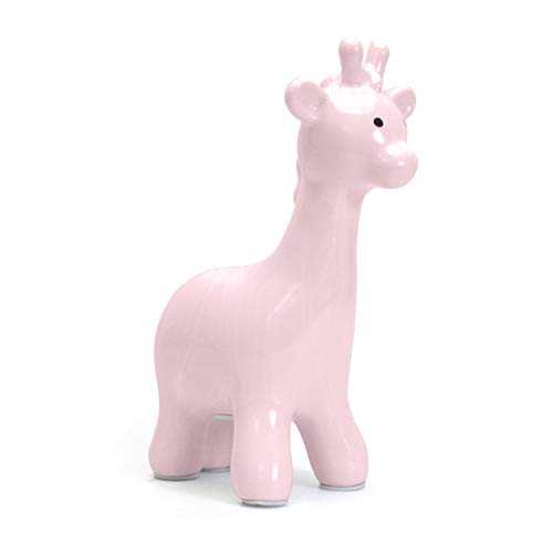 Image of Child to Cherish Ceramic Giraffe Bank, Pink