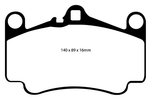 Image of EBC Brakes Redstuff 3000 Series Sport Brake Pad Set DP31515C to Fit PORSCHE