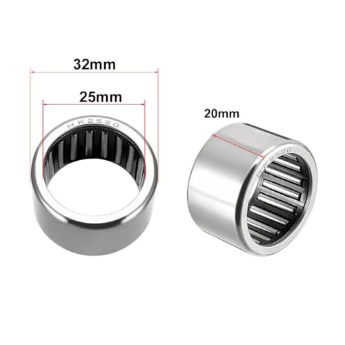 Roulement à aiguilles HK2520 compact 25x32x20mm à haute compacité - 3
