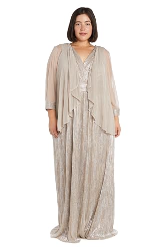 Image of R&M Richards Women's Glimmer Cascade Twinset