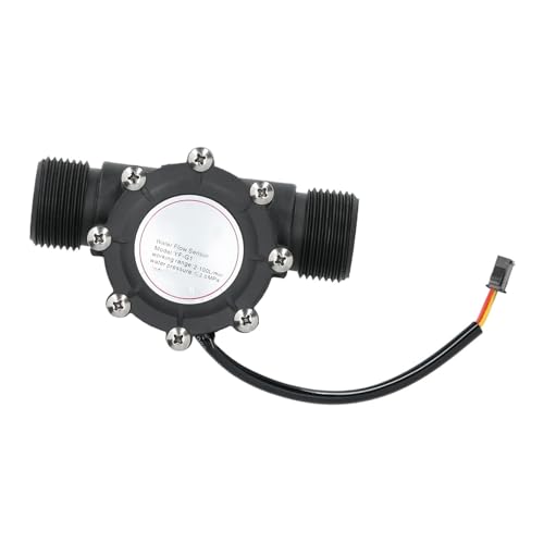Sensor de caudalímetro 3-24V y contador de agua con rosca macho de 1 pulgada para huertos