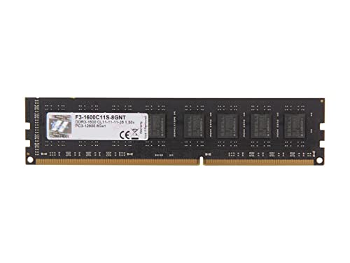Value 8Gb 240P DDR3 1600 Pc3 12800, G.SKILL, F3-1600C11S-8GNT, 8 Gb