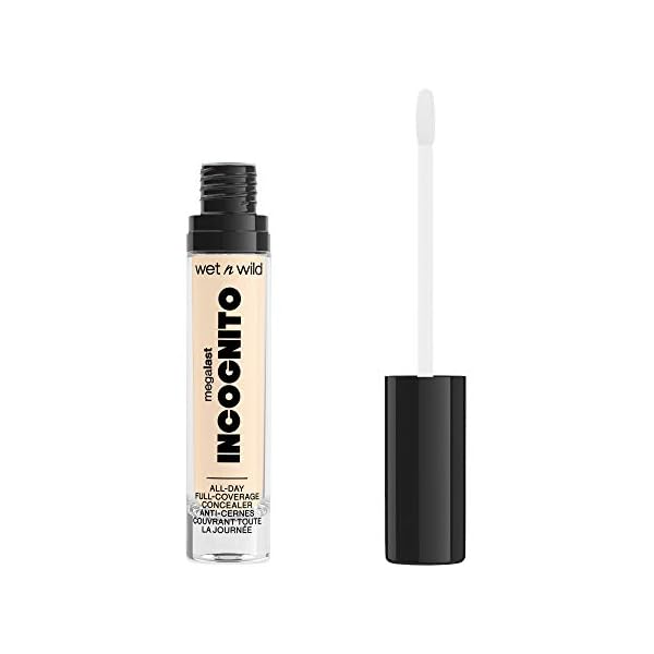 wet n wild Mega Last Incognito AllDay Full Coverage Concealer, Fair, 0.18 Ounce
