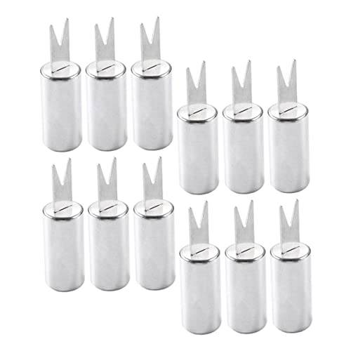 Toyvian 12pcs Stainless Steel Corn Forks Professional Bbq Tools for Grilling Multi-function Corn Needles for Outdoor Cooking Ergonomic Design and Easy to Clean