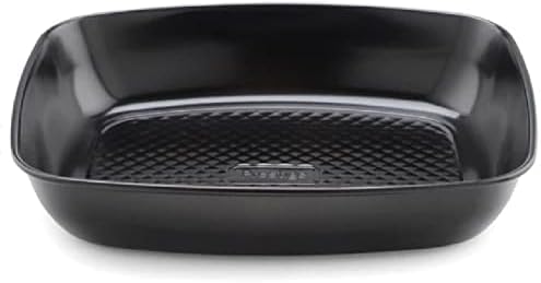 Prestige Inspire Large Roasting Tin Non Stick - Deep Roasting Tray with CushionSmart Base 34 x 30cm, Freezer & Dishwasher Safe, Durable Carbon Steel Bakeware