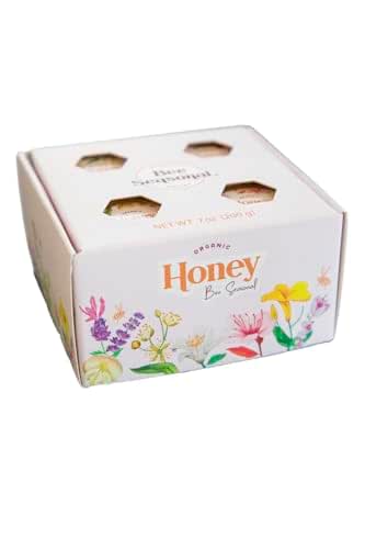 Bee Seasonal Organic & Raw Honey Mini Gift Box -