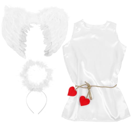 Disfraz de para Cosplay Yardwe con Alas y Diadema Talla Infantil