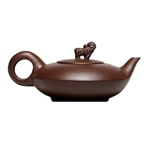 JKJZSALJ Teiera 180Ml Teiera Creativa Teiera Elefante Filtro Teiera Viola Argilla Set da tè Fatto A Mano Set da Bere Squisito Teiera