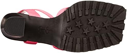 Jessica Simpson Kielne Women's Mixed Media Block Heel Sandals Pink Size 9 | Image 3