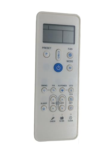 Image of Ac Remote Control Compatible For Carrier Ac Remote /Carrier Split Ac Remote, White