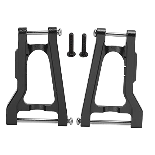 Image of Dilwe RC Rear Suspension Arms, Aluminum Alloy Rear Suspension Arms Replacement Part for Traxxas 1967 C10 Drag Slash(Black)