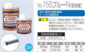 Amazon.co.jp: 積水化学 No.75SブルーN 塩ビ管用低粘度接着剤[S755GB 