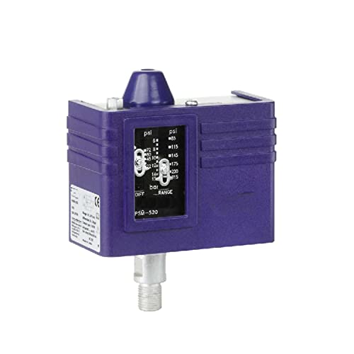 INDFOS Pressure Switch IPS 400 (PSM-520 400), Range 6-30 Bar and Adjustable Differential : 3 to 8 Bars