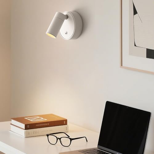 Apliques de pared LED regulables y giratorios para iluminar tu dormitorio con mando 4