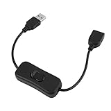  KKAAMYND Cable USB macho a hembra con para interruptor de encendido/apagado, cable Extefor Nsion Cable Line para lámpara USB, cable USB, cable USB con interruptor