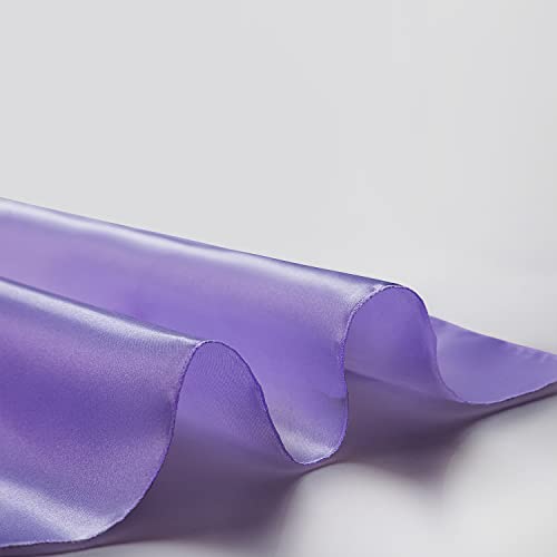 Vacvelt 50 Pack Light Purple Satin Napkins 17X17 Inch Wedding Napkins Bulk, Decorative Elegant Dinner Napkins Square Table Napkins Decor, Silky Satin Cloth Napkins For Banquet Graduation Party #TOP5