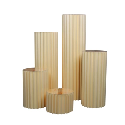 Supports cylindriques pour fleurs de qualité supérieure, design pliant pour fête