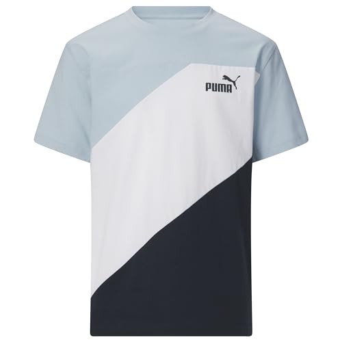 Image of Puma Boys' Short Sleeve Cotton Graphic T-Shirt, Crewneck