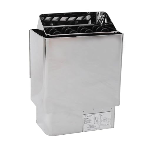 OPFVUJIKX Chauffe-Sauna électrique 6000W, poêle en Acier Inoxydable for la Maison, l'hôtel, Le Bain, la Douche, Le Spa Spa à Domicile